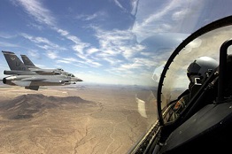 F-16 from cockpit